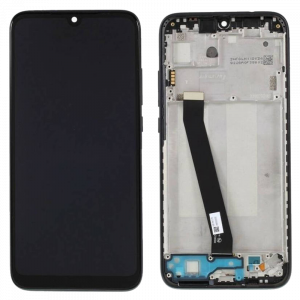 Γνήσια Οθόνη LCD με Touch Panel και Mid-Frame για Xiaomi Redmi 8 / 8A - Μαύρο