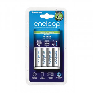 Φορτιστής Μπαταριών Panasonic Eneloop Advanced Charger 4xAA (HR6) NiMH Μπαταριές 1900mAh