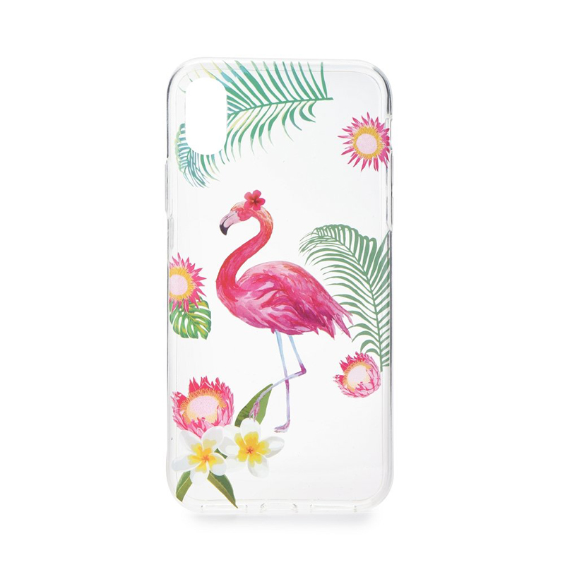 Θήκη Forcell Summer Flamingo Σιλικόνης Back Cover για Huawei Y6 2018