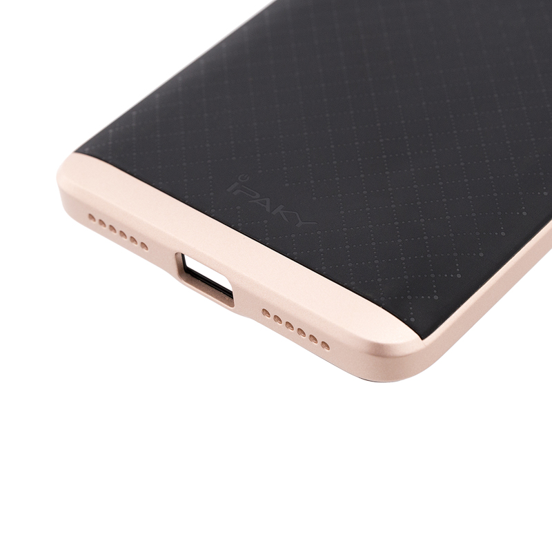 Θήκη iPaky Premium TPU+PC για Xiaomi Redmi Pro - Μαύρο/Χρυσό Ροζ