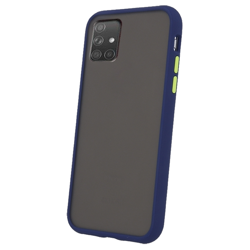 Θήκη Back Cover Colored Buttons για Samsung Galaxy A71 - Μπλε