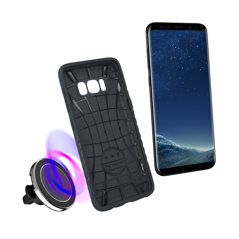 Θήκη Defender Magnetic Back Cover για Apple iPhone XS MAX - Μπλε