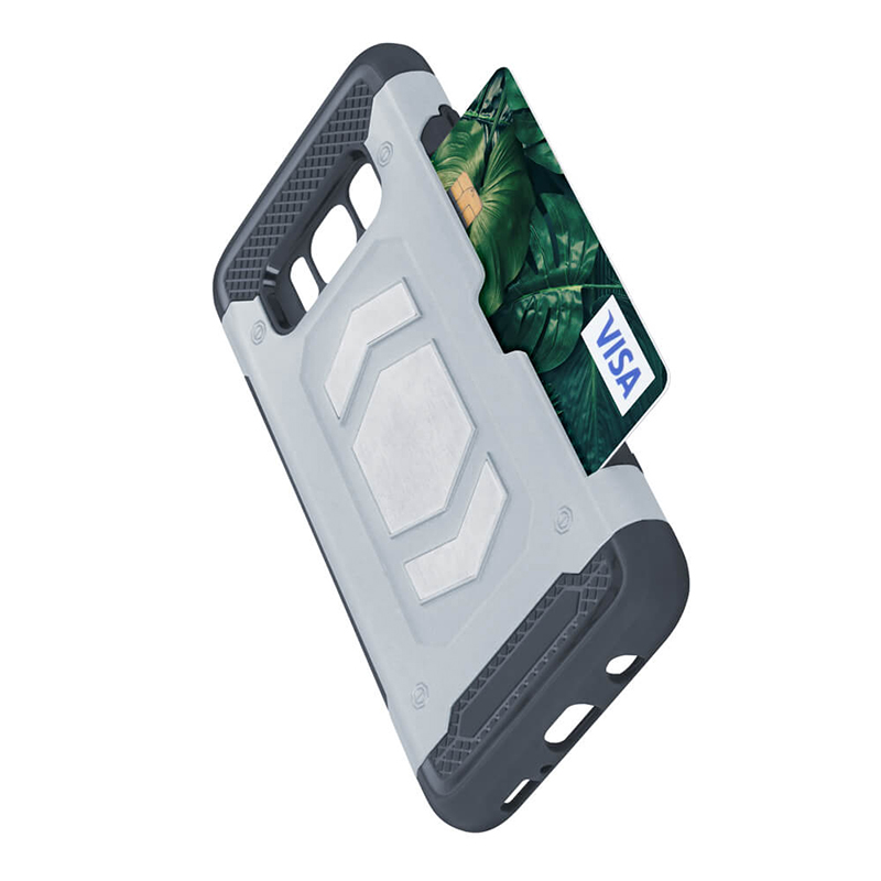 Θήκη Defender Magnetic Back Cover για Huawei Mate 10 Lite - Ασημί