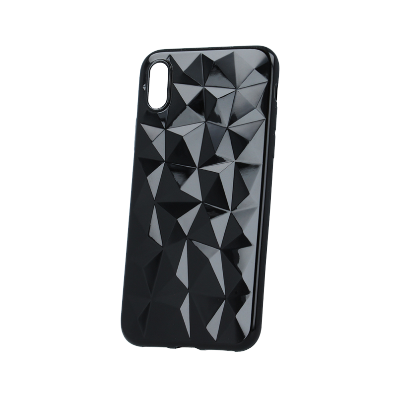 Θήκη Σιλικόνης Back Cover Geometric για iPhone X/XS - Μαύρο Θήκη Σιλικόνης Back Cover Geometric για iPhone X/XS - Μαύρο
