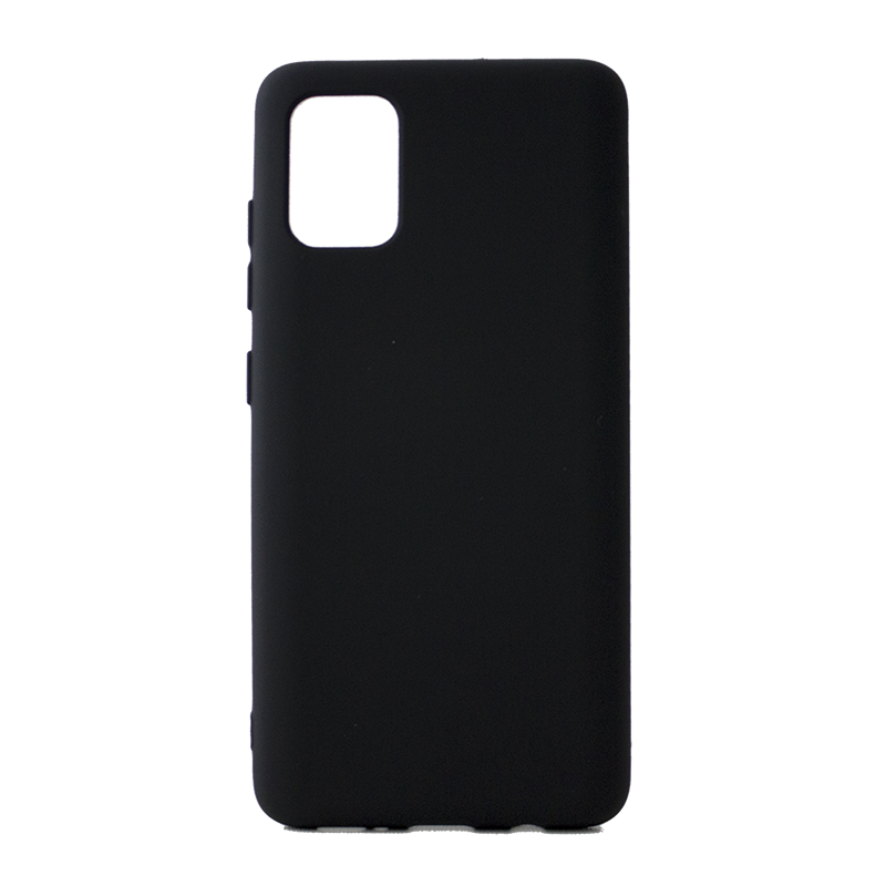 Θήκη Back Cover Matt Σιλικόνης για Samsung Galaxy A51 - Μαύρο