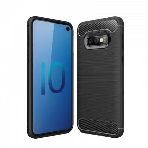 Θήκη Carbon Flexible Back Cover για Samsung Galaxy S10e - Μαύρο
