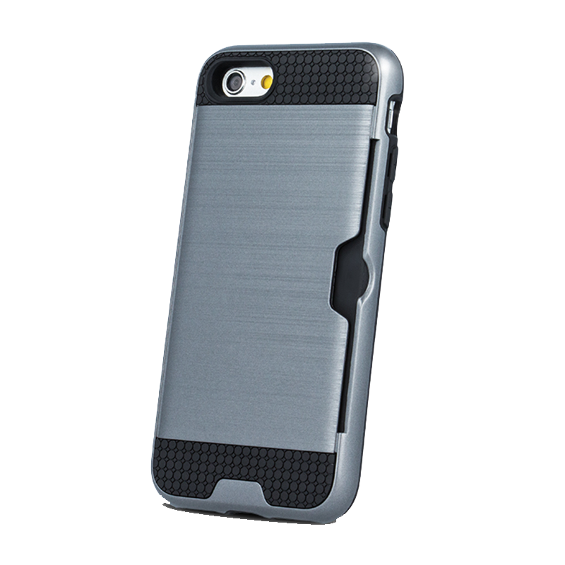 Θήκη Defender Card Back Cover για Apple iPhone XS MAX - Ασημί Θήκη Defender Card Back Cover για Apple iPhone XS MAX - Ασημί