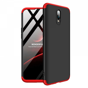Θήκη Full Cover 360 για OnePlus 6T - Μαύρο / Κόκκινο