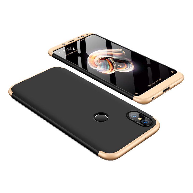 Θήκη Full Cover 360 για Xiaomi Redmi Note 5 Ai - Μαύρο / Χρυσό Θήκη Full Cover 360 για Xiaomi Redmi Note 5 Ai - Μαύρο / Χρυσό