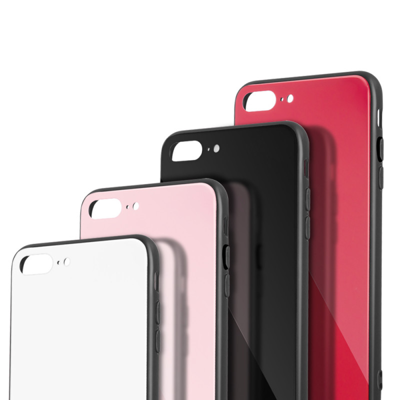 Θήκη Glass Back Cover για Xiaomi Redmi 6 - Ροζ