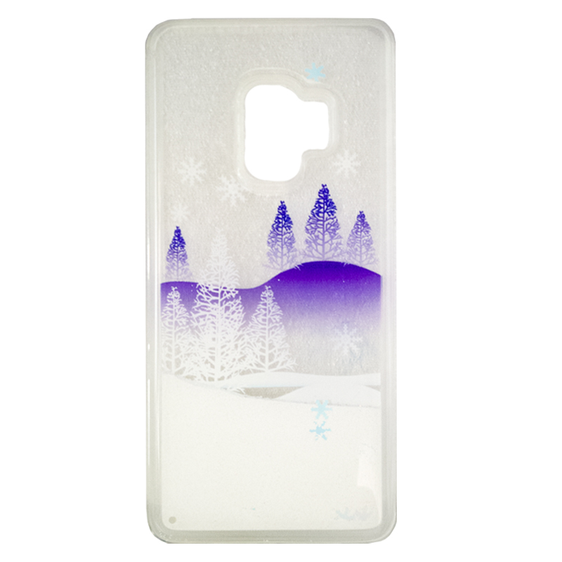 Θήκη Liquid Glitter Winter Snow 2 για Samsung J6 2018