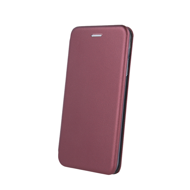 Θήκη Flip με Πορτάκι Smart Diva για Xiaomi Redmi 8A - Burgundy