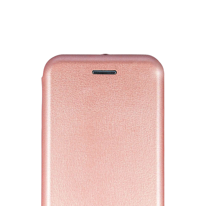 Θήκη Flip με Πορτάκι Smart Diva για Xiaomi Mi Note 10 - Ροζέ Χρυσό