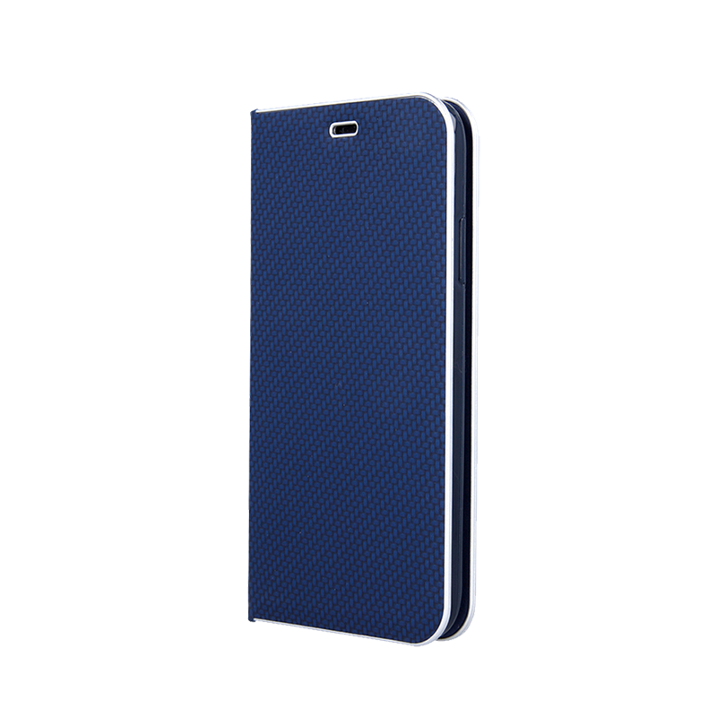 Θήκη Flip με Πορτάκι Smart Venus Carbon για Huawei P40 Pro - Μπλε