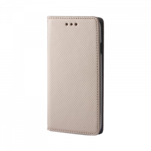 Θήκη Flip με Πορτάκι Smart Magnet για Huawei Y6 2018 - Χρυσό