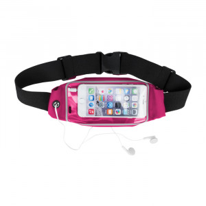 Sports Waist Case with Window για Smartphones 5.5" - Θήκη Μέσης με παράθυρο για Smartphones - Ροζ