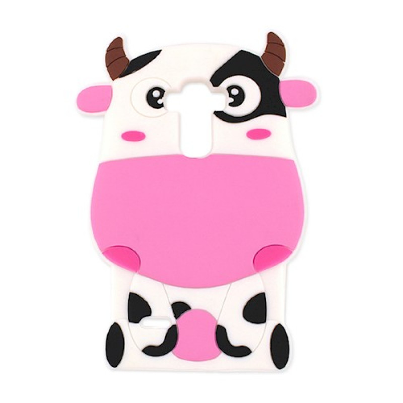 Θήκη 3D Αγελάδα Animal Case για Huawei P10 - Ροζ