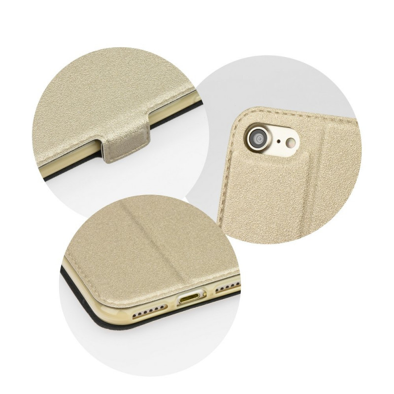 Θήκη Flip με Πορτάκι Book Pocket για Xiaomi Pocophone F1 - Χρυσό
