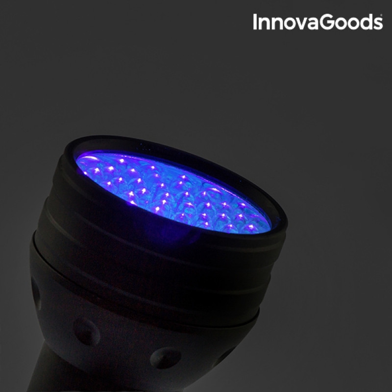Φακός LED με υπεριώδες φως InnovaGoods Φακός LED με υπεριώδες φως InnovaGoods
