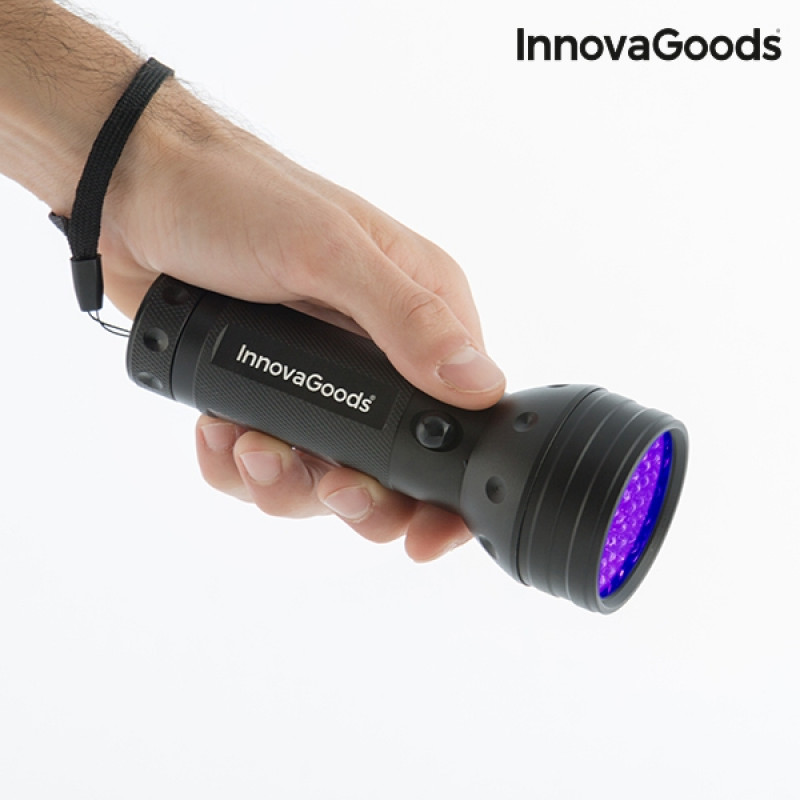 Φακός LED με υπεριώδες φως InnovaGoods Φακός LED με υπεριώδες φως InnovaGoods