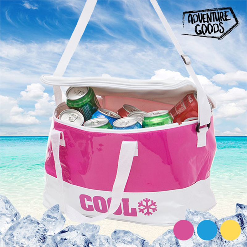 Τσάντα Ψυγείο Adventure Goods 14L - Ροζ / Άσπρο Τσάντα Ψυγείο Adventure Goods 14L - Ροζ / Άσπρο