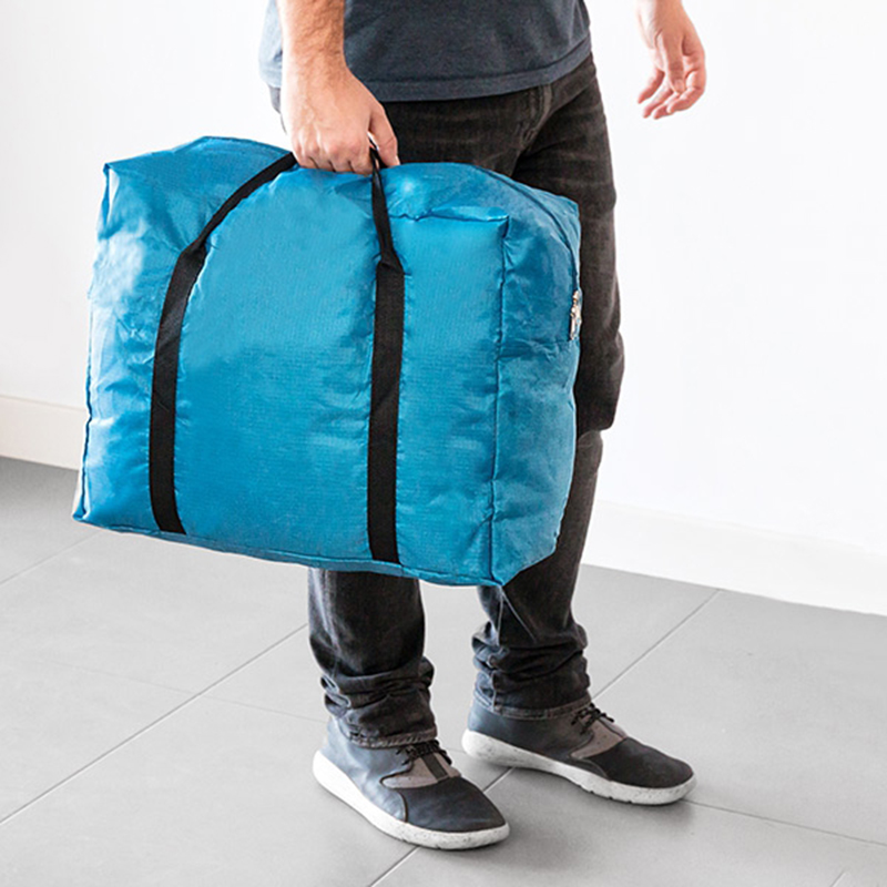 Τσάντα Αναδιπλούμενη Adventure Goods World - Μπλε Τσάντα Αναδιπλούμενη Adventure Goods World - Μπλε