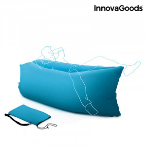 Φουσκωτό Στρώμα και Κάθισμα Ξαπλώστρα Innovagoods - Μπλε