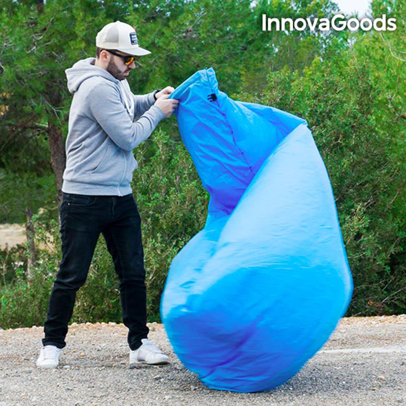 Φουσκωτό Στρώμα και Κάθισμα Ξαπλώστρα Innovagoods - Μπλε Φουσκωτό Στρώμα και Κάθισμα Ξαπλώστρα Innovagoods - Μπλε