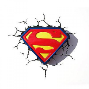 Φωτιστικό τοίχου 3D DC Superman