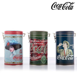 Μεταλλικό Vintage Δοχείο Coca-Cola