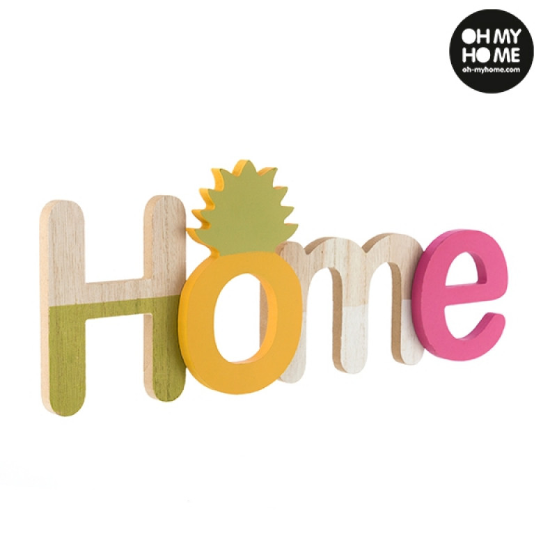 Ξύλινη πινακίδα Oh My Home (Πακέτο με 2) Ξύλινη πινακίδα Oh My Home (Πακέτο με 2)