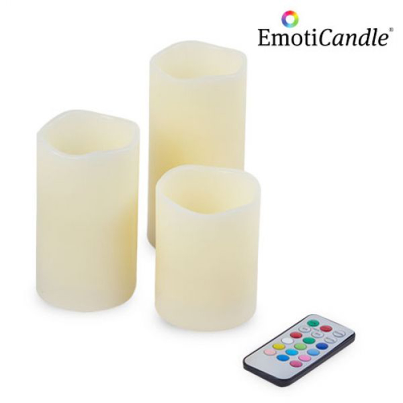 Κεριά LED EmotiCandle (Συσκευασία των 3) Κεριά LED EmotiCandle (Συσκευασία των 3)