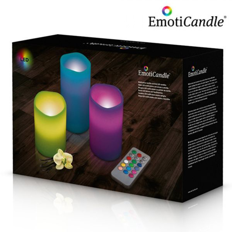 Κεριά LED EmotiCandle (Συσκευασία των 3) Κεριά LED EmotiCandle (Συσκευασία των 3)