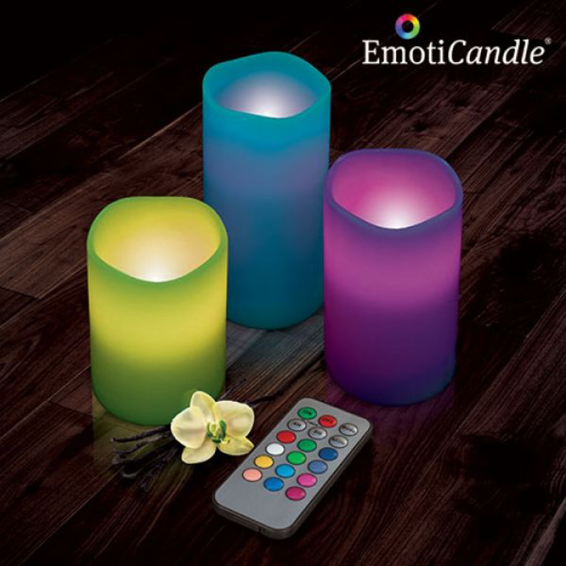 Κεριά LED EmotiCandle (Συσκευασία των 3) Κεριά LED EmotiCandle (Συσκευασία των 3)