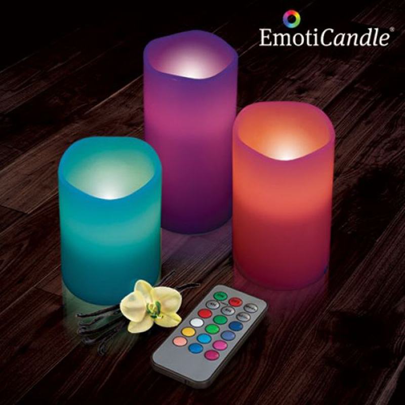 Κεριά LED EmotiCandle (Συσκευασία των 3) Κεριά LED EmotiCandle (Συσκευασία των 3)