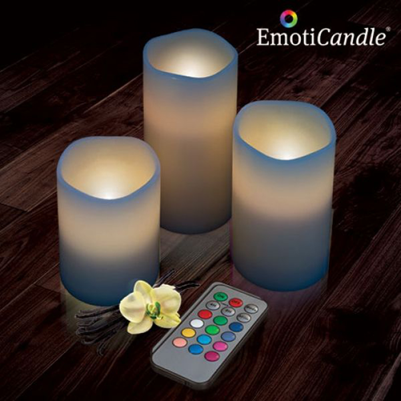 Κεριά LED EmotiCandle (Συσκευασία των 3) Κεριά LED EmotiCandle (Συσκευασία των 3)