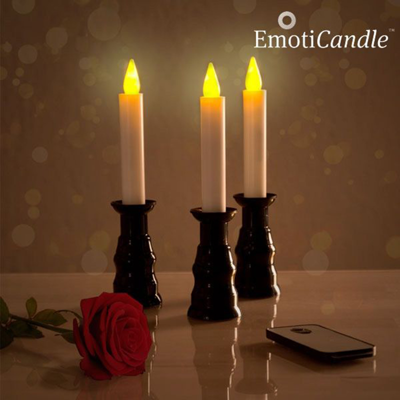 Κεριά LED για Ρομαντική Ατμόσφαιρα EmotiCandle (Συσκευασία 3) Κεριά LED για Ρομαντική Ατμόσφαιρα EmotiCandle (Συσκευασία 3)