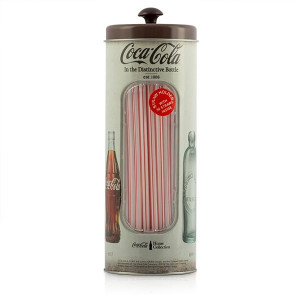 Δοχείο για καλαμάκια Vintage Coca-Cola