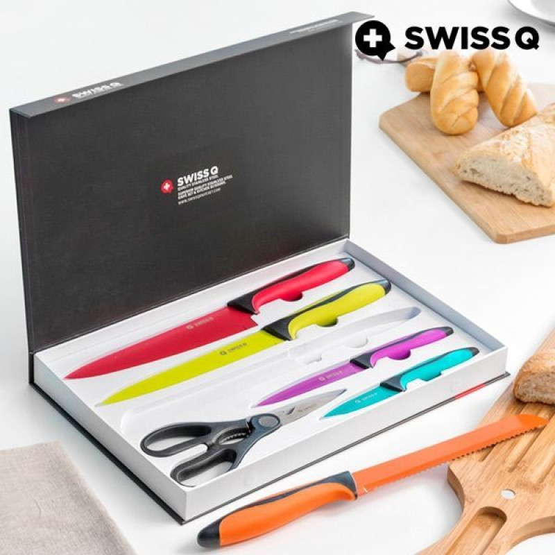 Μαχαίρια από ανοξείδωτο χάλυβα Swiss Q Quality (6 τεμάχια)