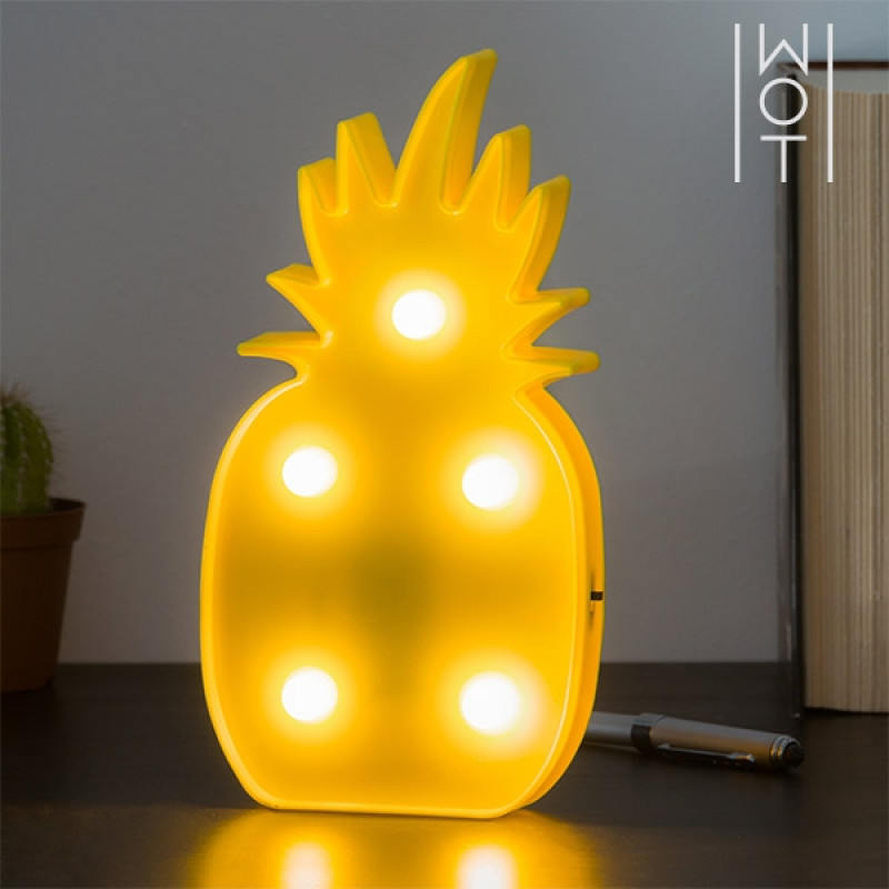 Διακοσμητικός Ανανάς Wagon Trend - Πλαστικό (5 LED) Διακοσμητικός Ανανάς Wagon Trend - Πλαστικό (5 LED)