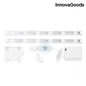 Σωλήνες LED με αισθητήρα κίνησης InnovaGoods (Πακέτο με 2 τεμάχια)