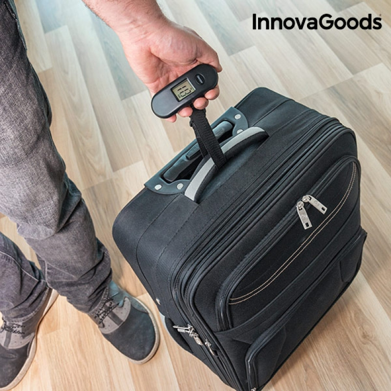 Ψηφιακή ζυγαριά ακριβείας για βαλίτσες InnovaGoods Ψηφιακή ζυγαριά ακριβείας για βαλίτσες InnovaGoods