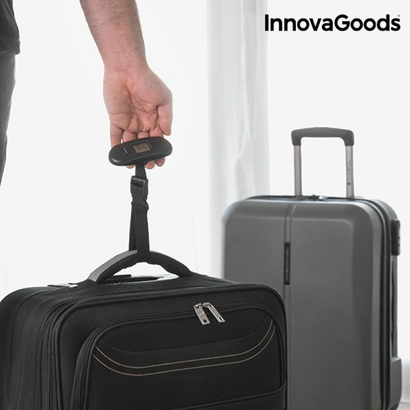Ψηφιακή ζυγαριά ακριβείας για βαλίτσες InnovaGoods Ψηφιακή ζυγαριά ακριβείας για βαλίτσες InnovaGoods