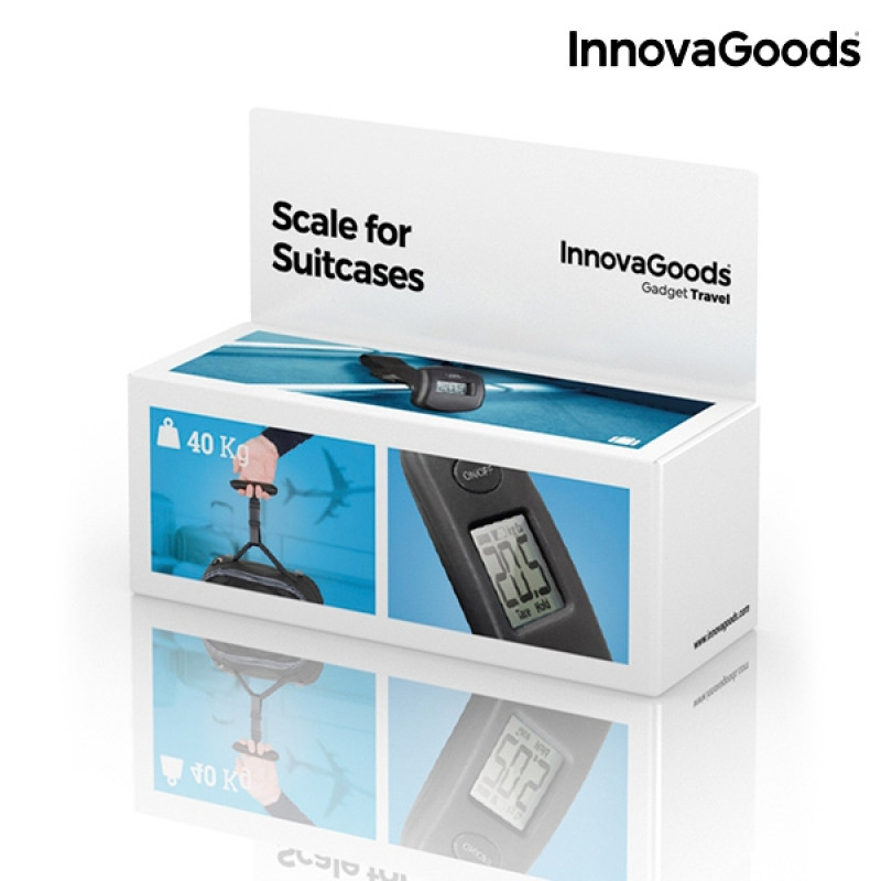 Ψηφιακή ζυγαριά ακριβείας για βαλίτσες InnovaGoods Ψηφιακή ζυγαριά ακριβείας για βαλίτσες InnovaGoods