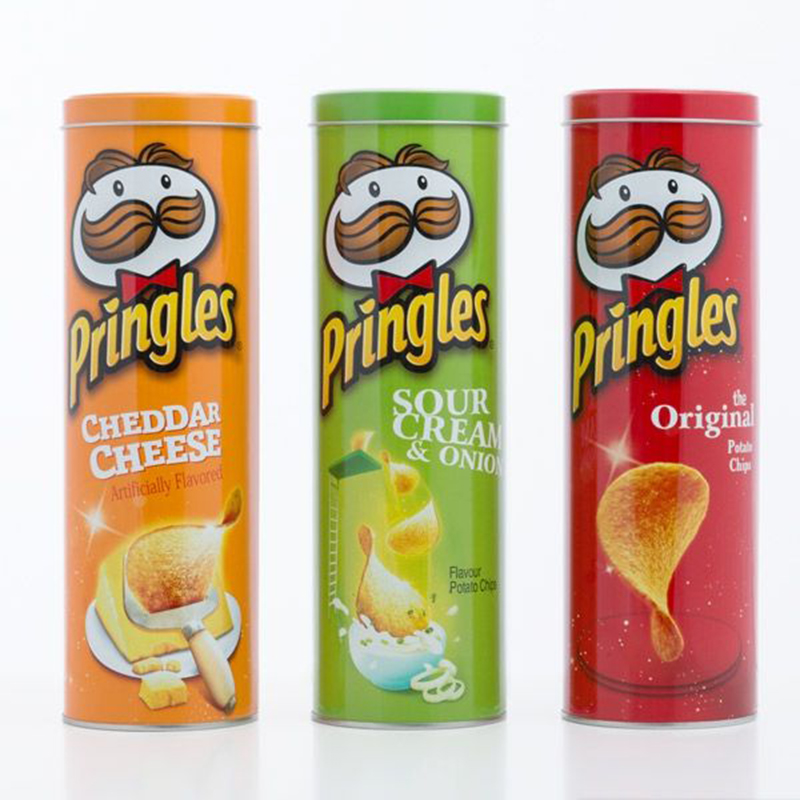 Μεταλλικό Δοχείο Pringles - Πράσινο