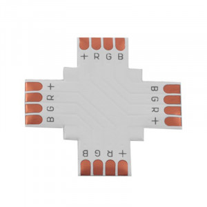 LED Strip Connector type + RGB 10mm 4 PINS