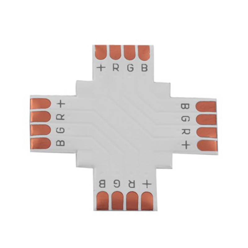 LED Strip Connector type + RGB 10mm 4 PINS LED Strip Connector type + RGB 10mm 4 PINS