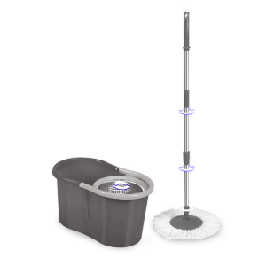 Σφουγγαρίστρα Περιστρεφόμενη με Κουβά Kong Mop Iron - Μαύρο
