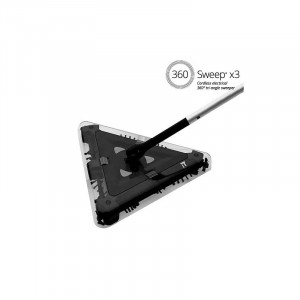 Ηλεκτρική Σκούπα Τριγωνική σε Κοντάρι Omnidomo 360 Sweep 7.2V - Μαύρο