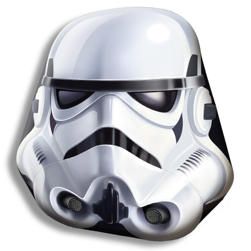 Μαξιλαράκι Βελούδινο Kids Licensing Star War Stormtrooper 40cm Μαξιλαράκι Βελούδινο Kids Licensing Star War Stormtrooper 40cm